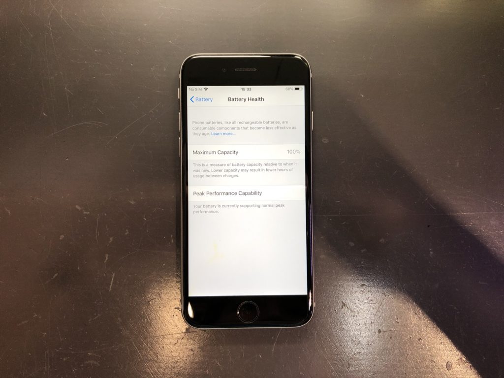 神戸市須磨区 M M様 現在も利用中のiphone6sのバッテリーの消耗が激しいため修理した事例とお客様の感想 スマートドクタープロ神戸三宮店